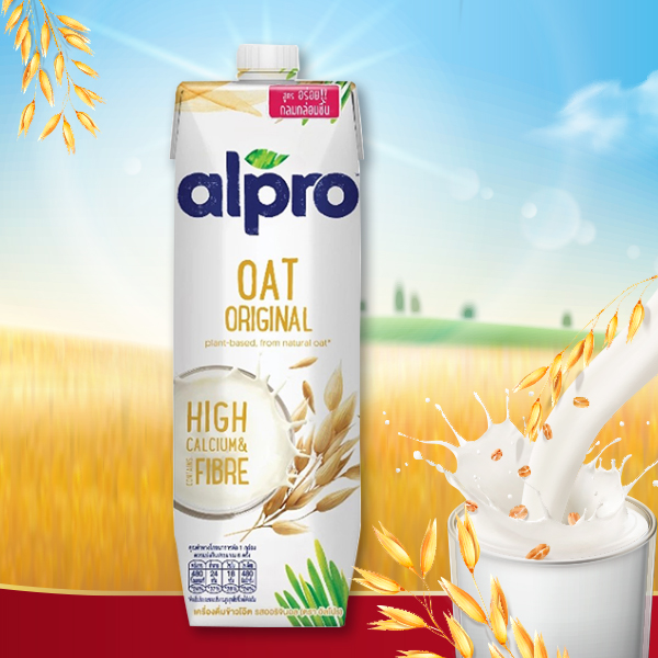 นมโอ๊ต Alpro