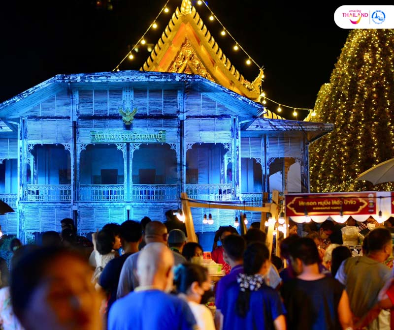 บรรยากาศ งานวัฒนธรรมสองฝั่งเจ้าพระยา มหาเจษฎาบดินทร์
