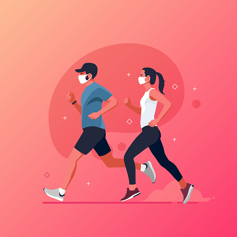 ออกกำลังกายกลางฝุ่น PM2.5