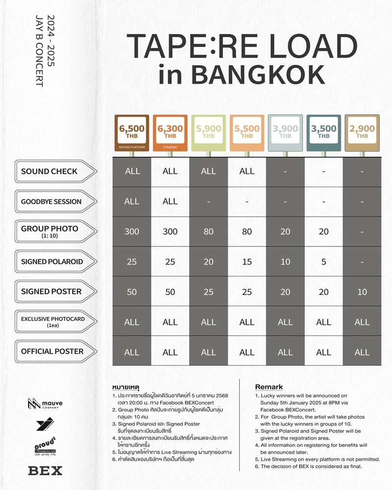 JAY B คอนเสิร์ต
