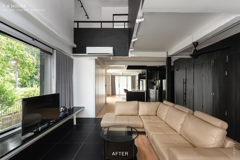 รีโนเวทบ้านเก่า 20 ปี ห้องรับแขก
