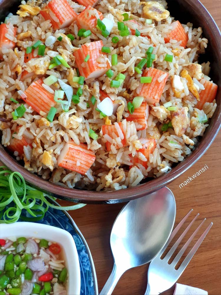 ข้าวผัดปูอัด