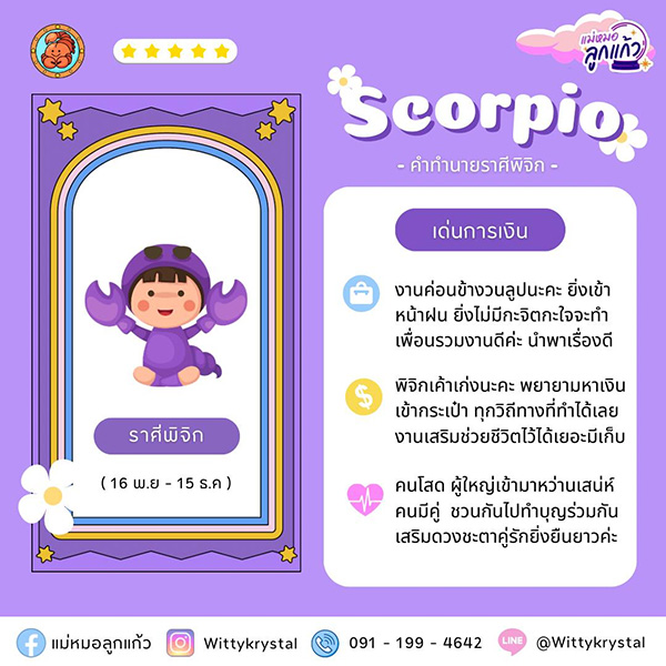 ดูดวงเดือนตุลาคม 2566