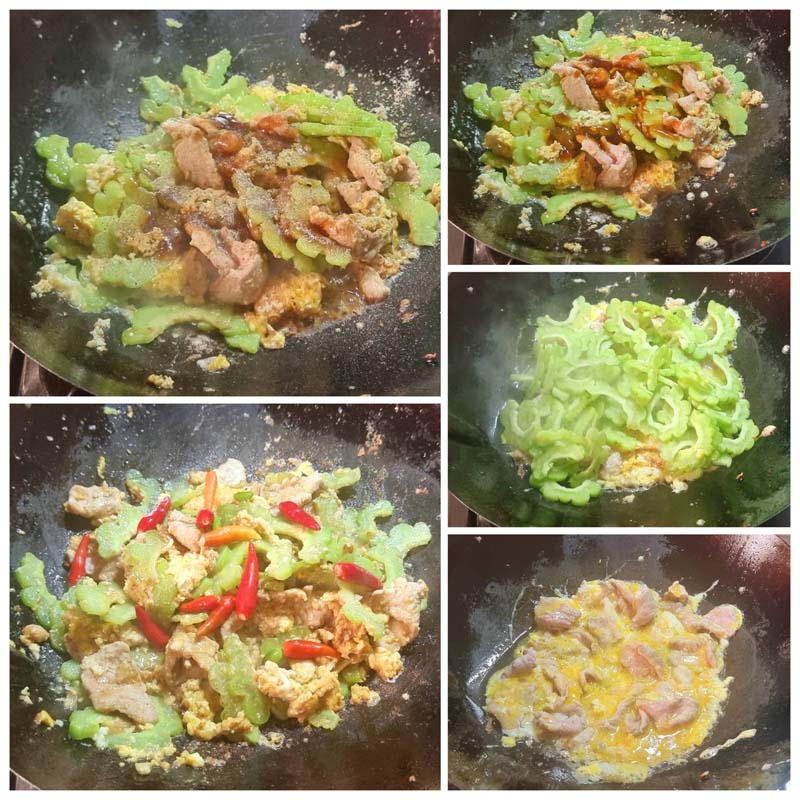 วิธีทำมะระผัดไข่