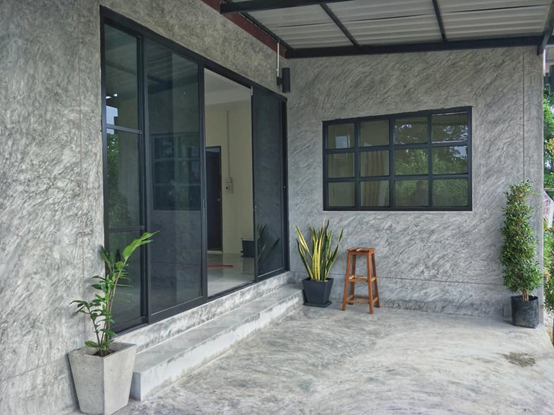 แบบบ้านชั้นเดียว 2 ห้องนอน