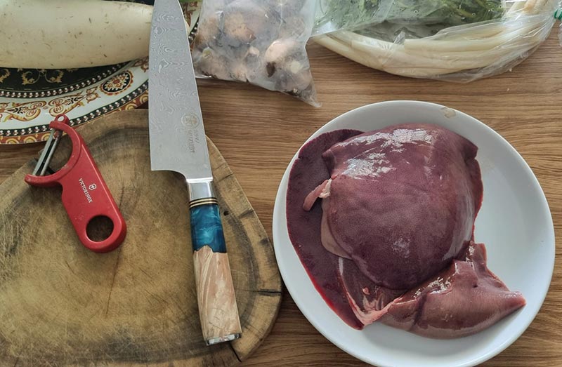 เมนูตับหมู