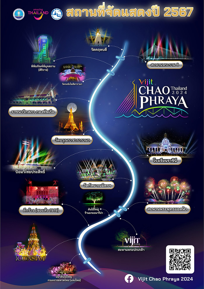 งานวิจิตรเจ้าพระยา 2567 สถานที่จัดงาน