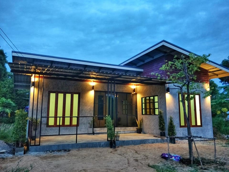 แบบบ้านชั้นเดียว 2 ห้องนอน