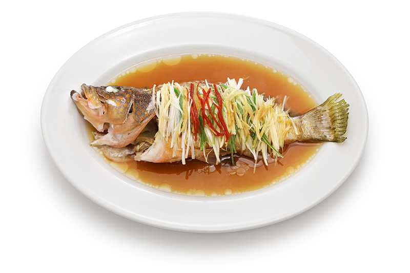 สูตรปลาเก๋านึ่งซีอิ๊ว