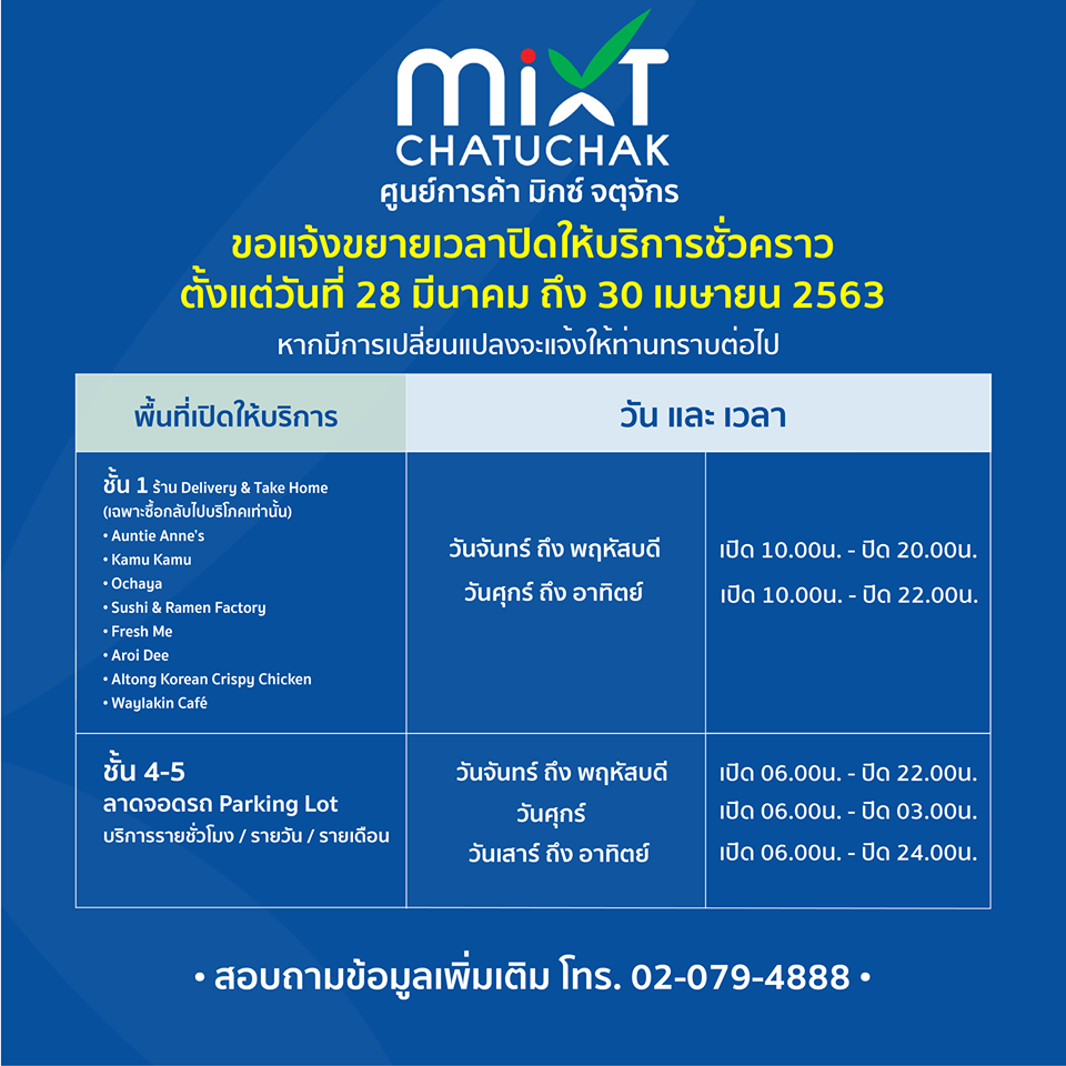 ห้าง ปิด COVID-19
