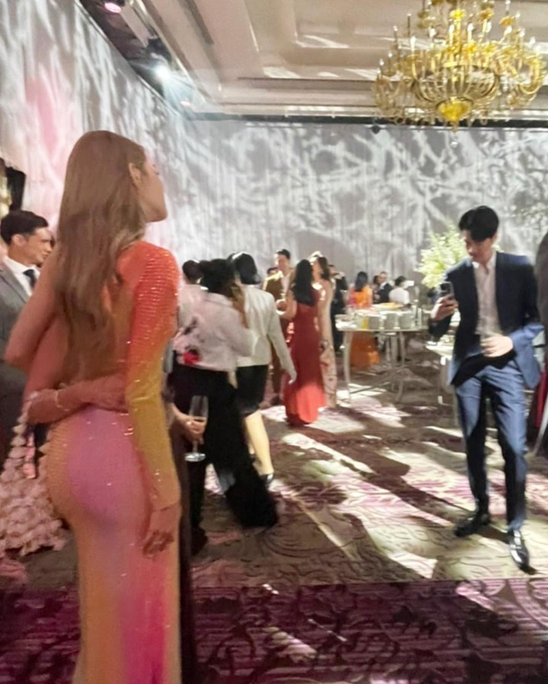 บรรยากาศงานแต่ง ก้อง กรุณ ฉลองวิวาห์ ปรางค์ อภินรา ดารา ไฮโซ มาเพียบ