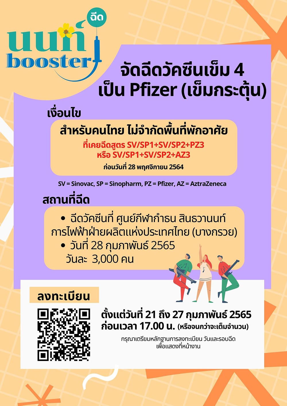 ฉีดวัคซีนเข็ม 4