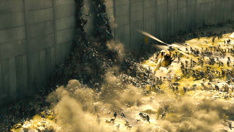 ฝูงซอมบี้ จาก World War Z หนังซอมบี้ น่าดู