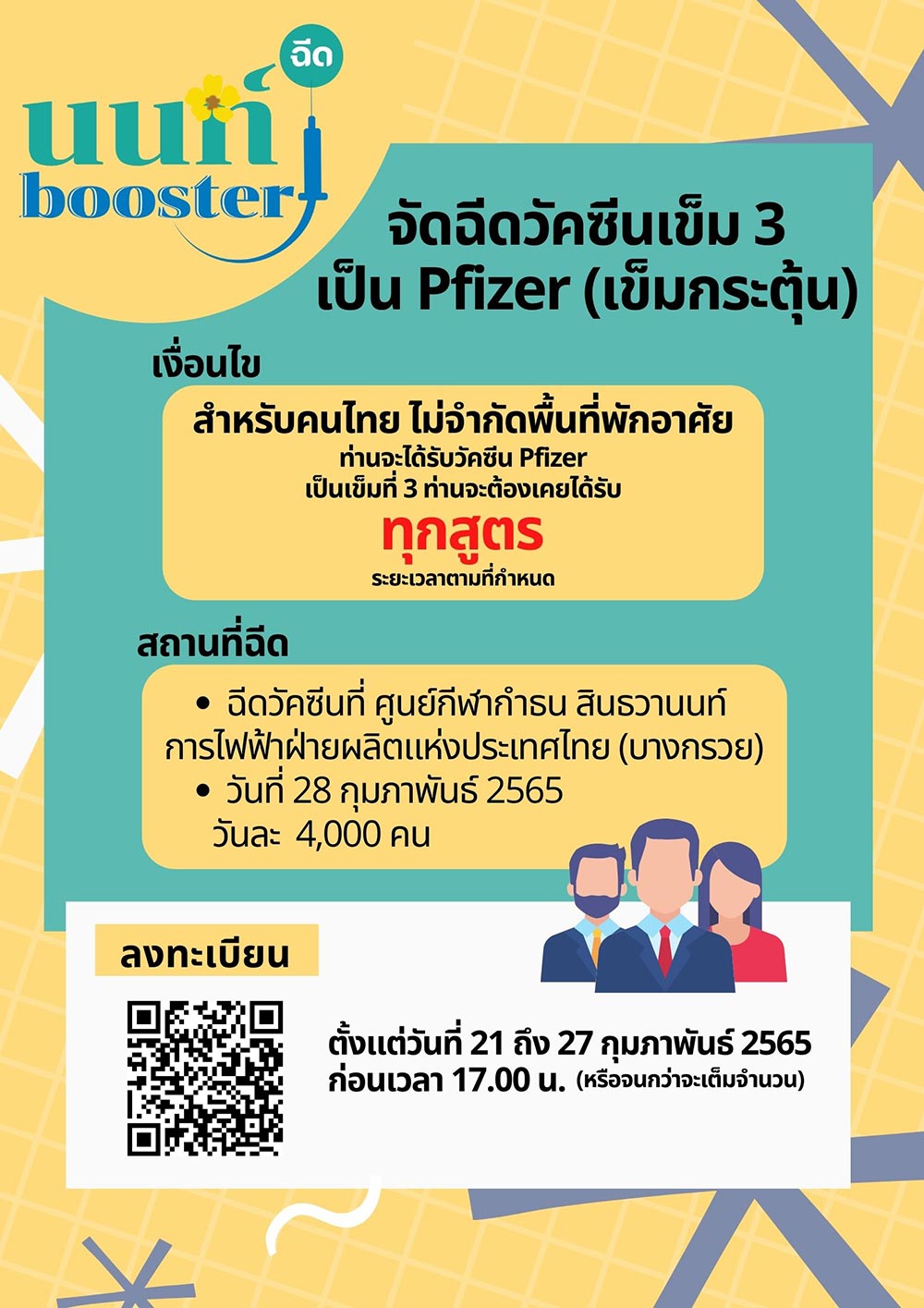 ฉีดวัคซีนเข็ม 3