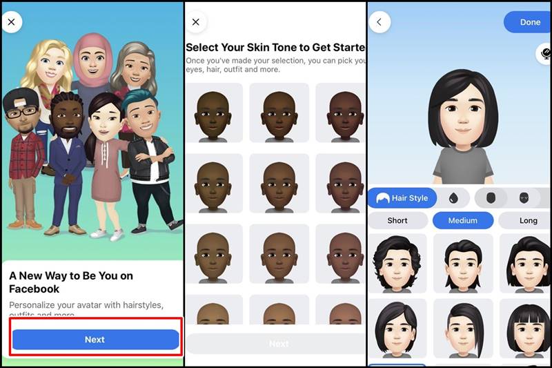 แชร์อวาตาร์ หรือ สร้างอวตาร์ตัวเอง Facebook