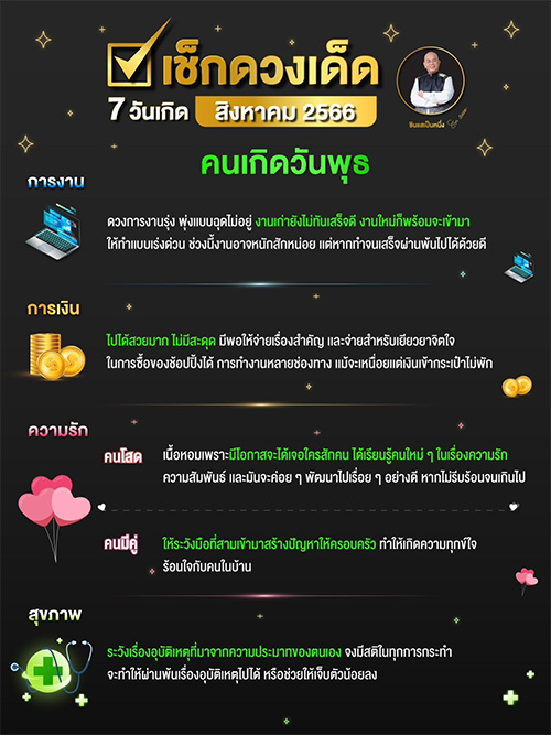 ดูดวงเดือนสิงหาคม