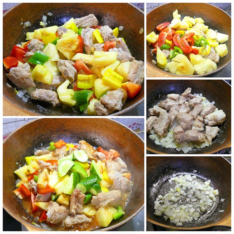 ผัดเปรี้ยวหวานซี่โครงหมู