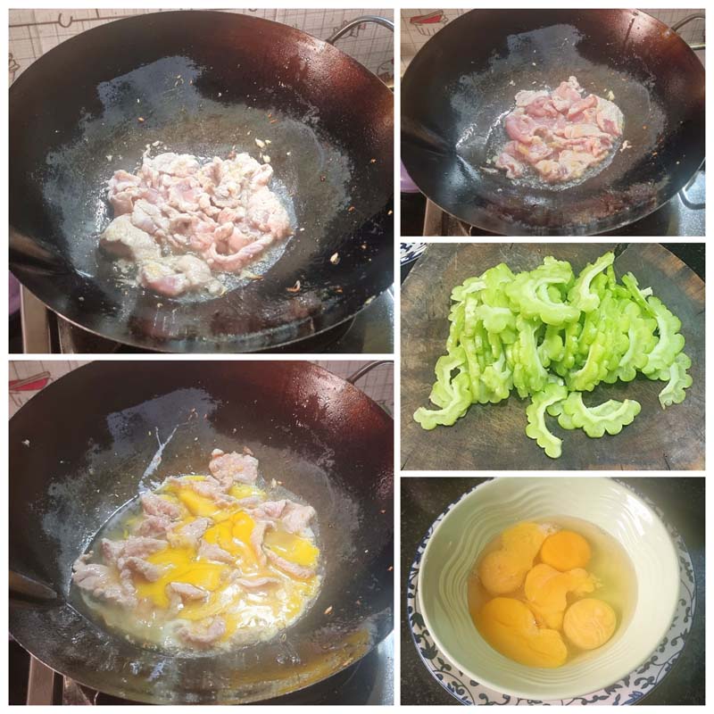วิธีทำมะระผัดไข่