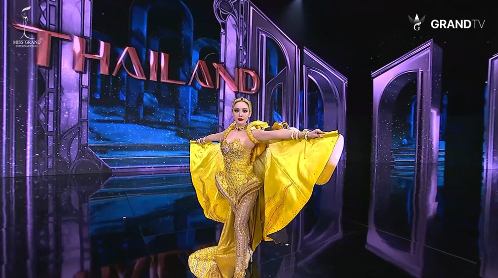 หลิน มาลิน กับชุด มนตราแห่งจันทรคราส ในการประกวดรอบชุดประจำชาติ Miss Grand International 2024