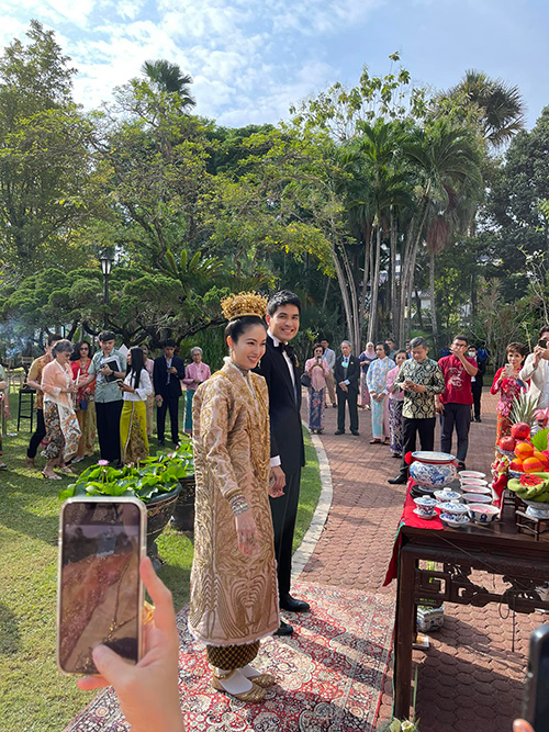 ปอย ตรีชฎา ชุดแต่งงาน