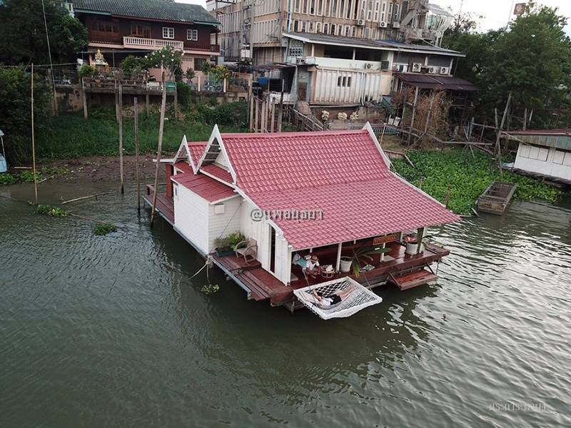 พักริมน้ำใกล้กรุงเทพฯ