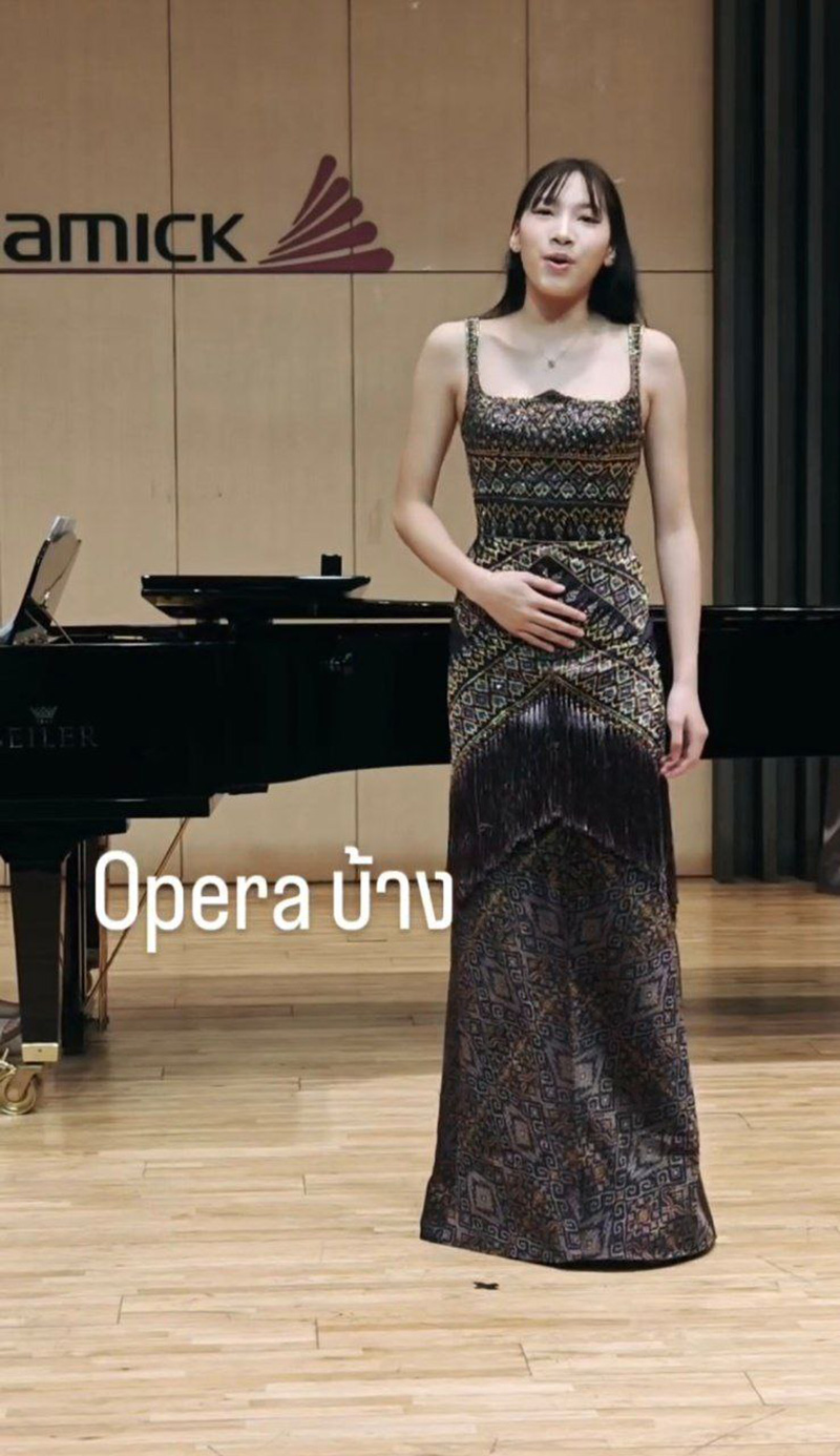 น้องแพรว ลูกสาว ตุ๊ก บ๊วย โชว์สกิลร้องโอเปร่า