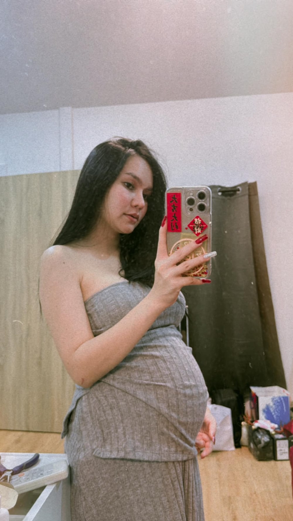 แม่น้ำหนึ่ง โชว์ท้องป่องเตรียมเป็นแม่ลูก 4