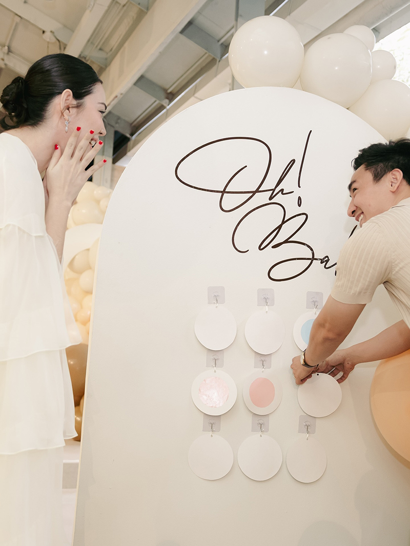 แมท ภีรนีย์ เฟม ภีมเดช จัดงานเฉลยเพศลูกในท้อง