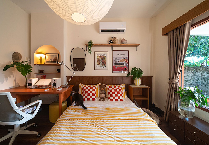 รีวิวห้องนั่งเล่น สไตล์ Mid-Century Modern
