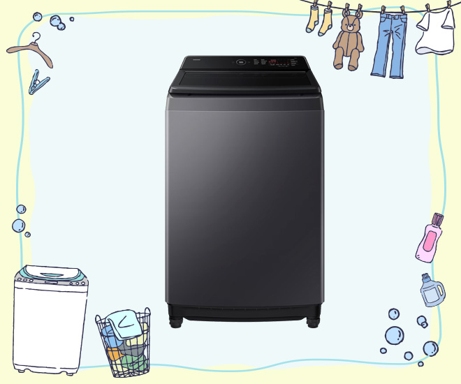 เครื่องซักผ้าฝาบน Samsung