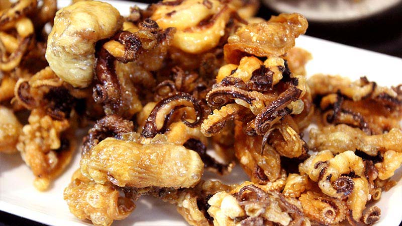 สูตรปลาหมึกทอด