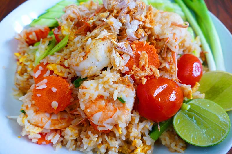 ข้าวผัดกุ้ง 