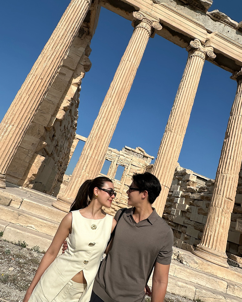 หมาก ปริญ คิมเบอร์ลี่ สวมฮันบกเที่ยวเกาหลี 