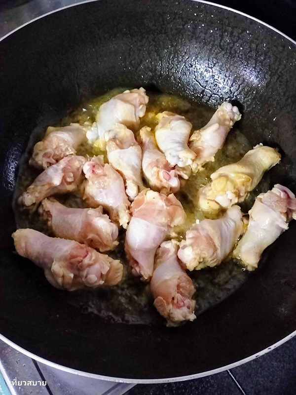 แกงกะหรี่ไก่ใส่มันพร้าว เมนูแกงกะหรี่ อาหารไทย สูตรอาหาร
