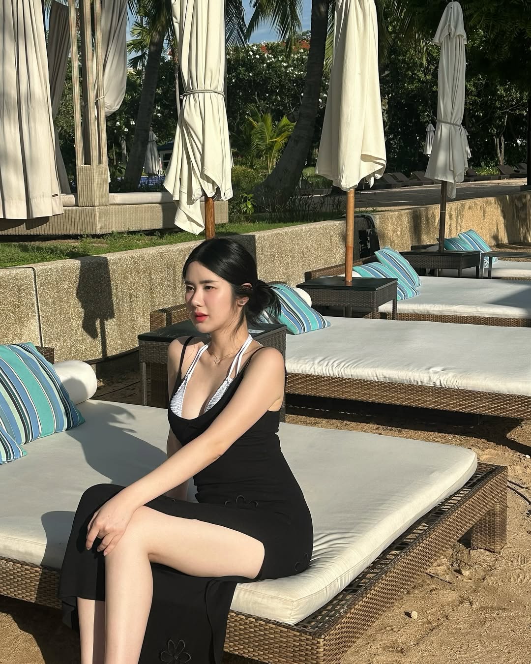 นุ่น สุทธิภา นุ่งบิกินี่ โชว์หุ่นเผ็ด