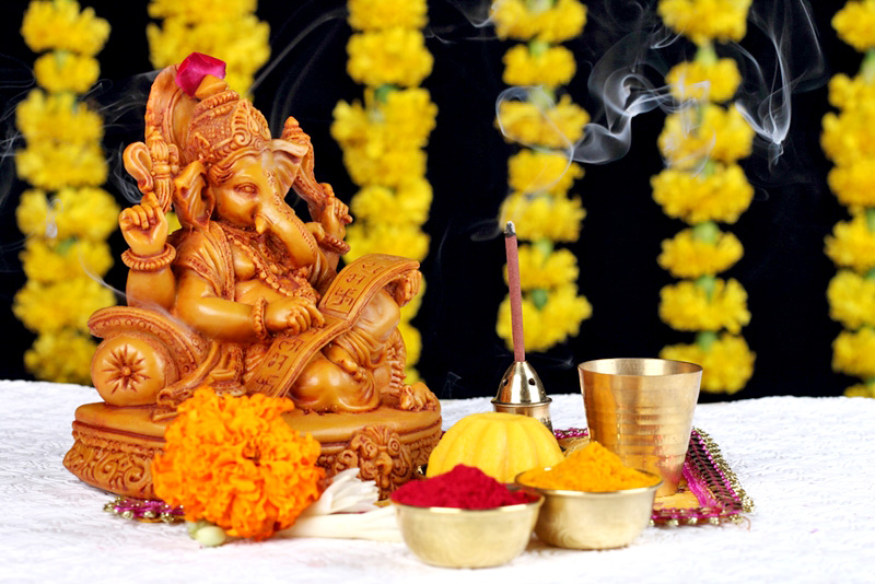 การตั้งบูชาพระพิฆเนศ