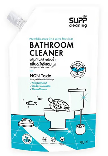 SUPP ผลิตภัณฑ์ล้างห้องน้ำ ทรัพย์ กลิ่นตะไคร้หอม