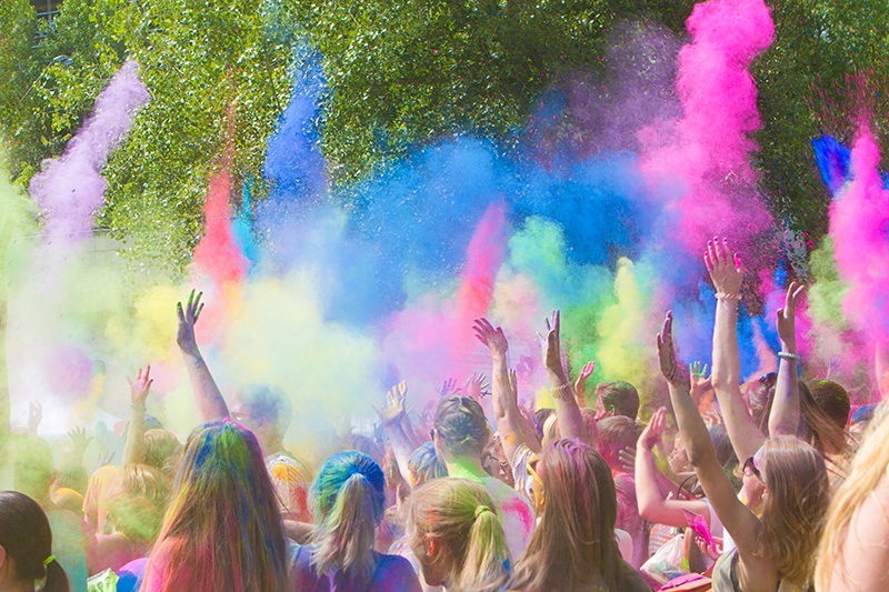 เทศกาลสาดสี พัทยา Pattaya Holi Festival