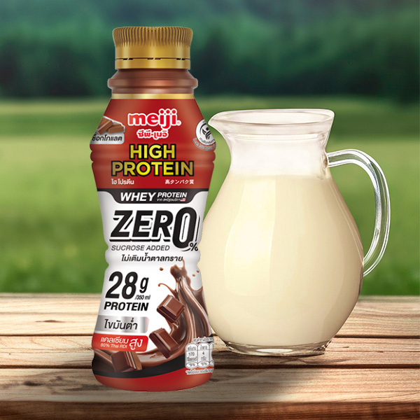นมโปรตีนสูง Meiji High Protein