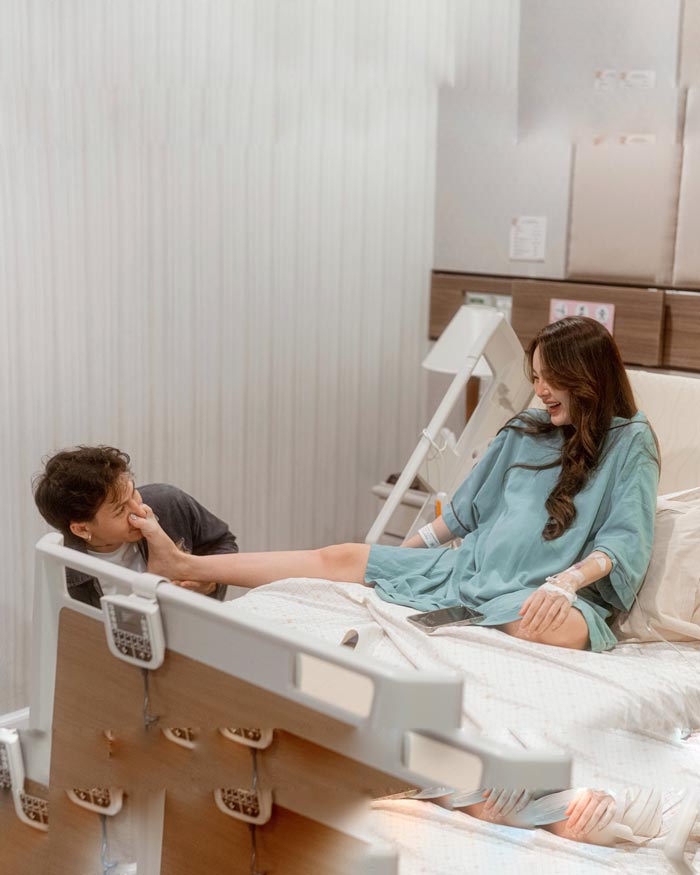 ปุ้มปุ้ย คลอดลูก