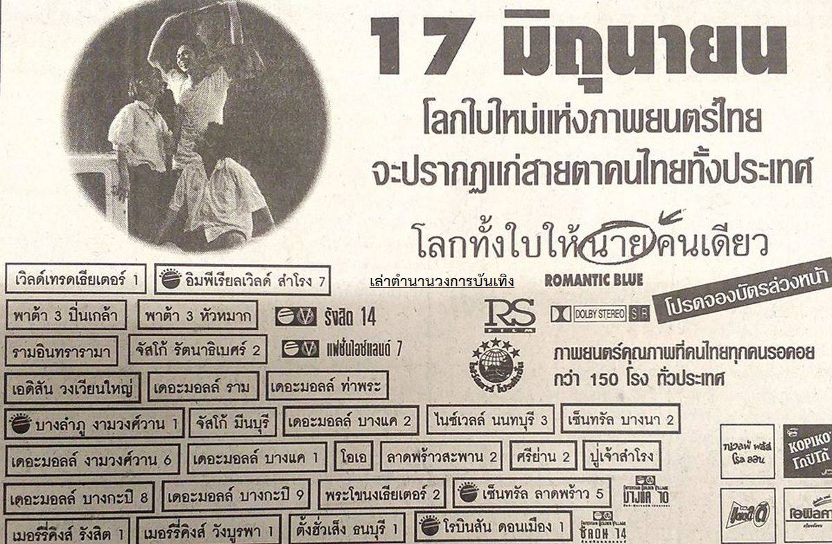 โฆษณาภาพยนตร์ไทยในอดีต