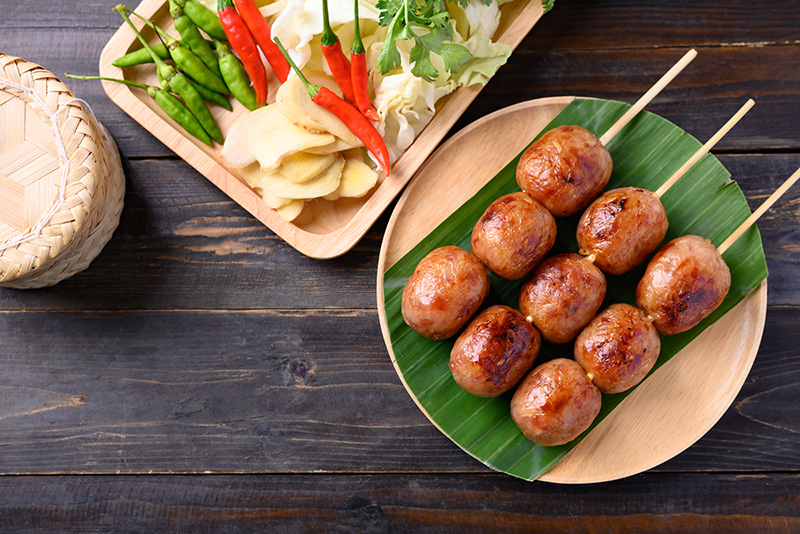 สูตรไส้กรอกอีสานวุ้นเส้น