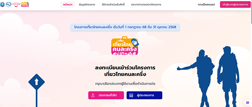 เที่ยวไทยคนละครึ่ง 2568