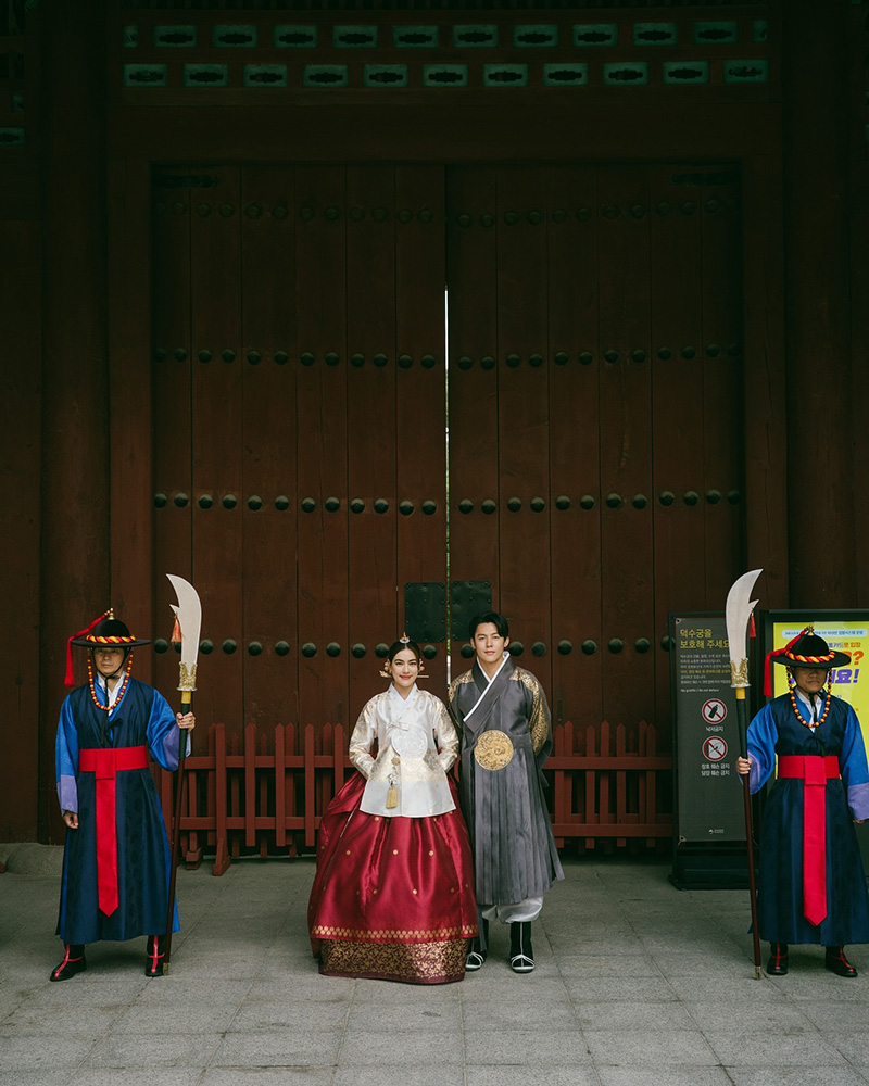 หมาก ปริญ คิมเบอร์ลี่ สวมฮันบกเที่ยวเกาหลี 