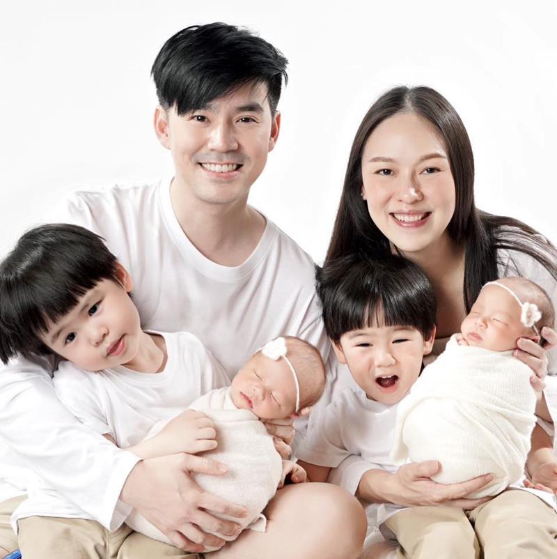 น้องธีร์ น้องพีร์ ลูกพ่อบีม แม่ออย