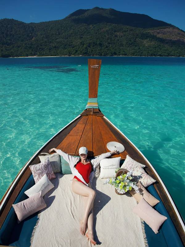 แบงค์ พชร พา โบว์ เบญจวรรณ เที่ยวหลีเป๊ะ