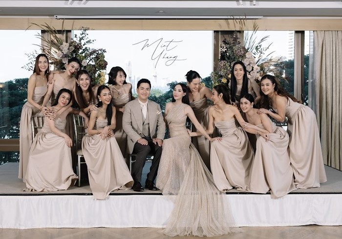 พลอย ภรรยา กันต์ กันตถาวร ร่วมแก๊งเพื่อนเจ้าสาว มิ้นท์ ณัฐวรา