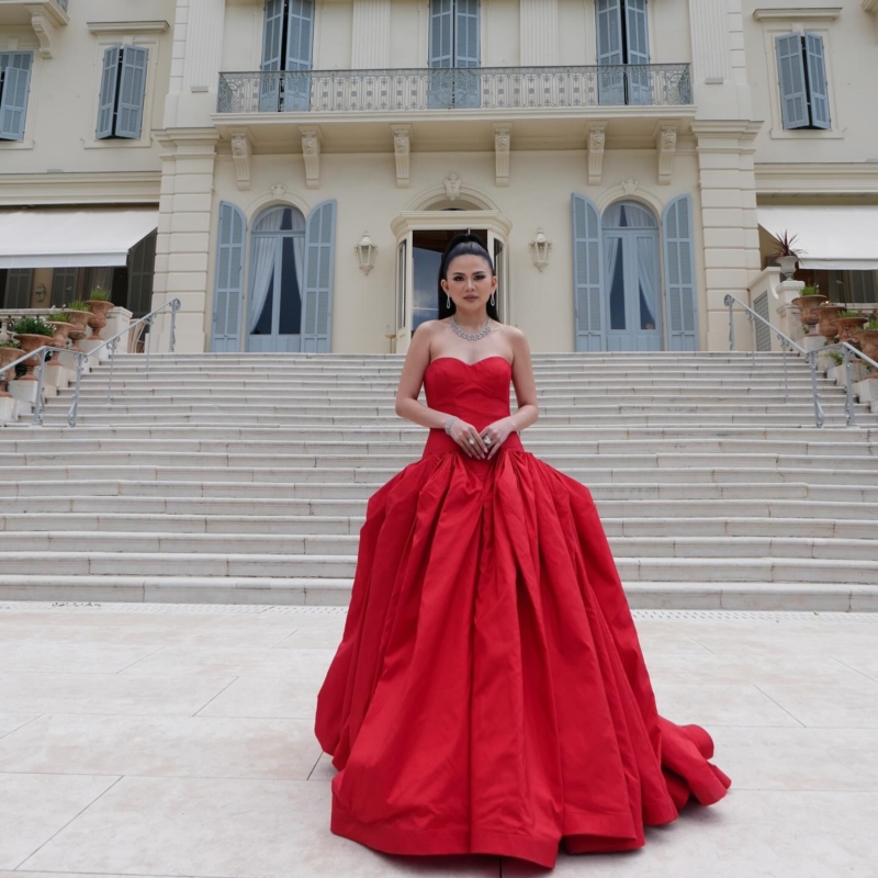 ป่าน ณิชาภัทร คนไทยคนแรก เดินพรมแดงเมืองคานส์ 2025