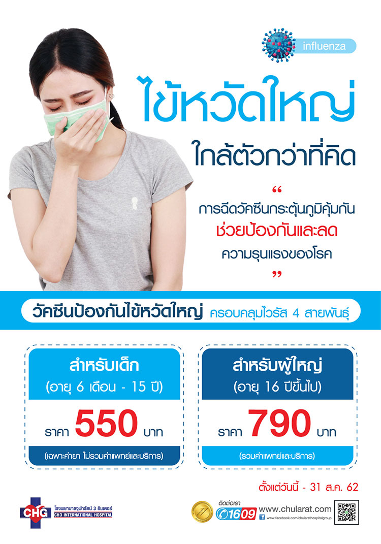 วัคซีนไข้หวัดใหญ่ 2562