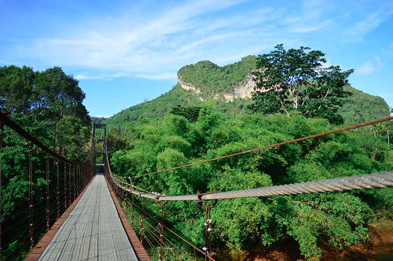 สะพานแขวนเขาพัง ที่เที่ยวหน้าฝน 2569
